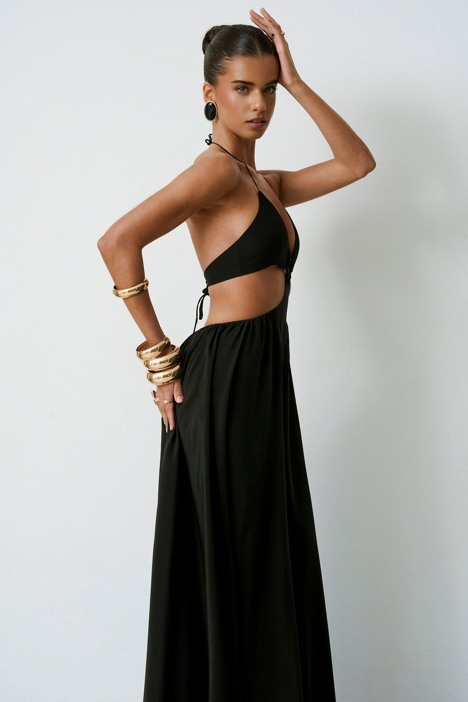 Cut-out Maxi Dress